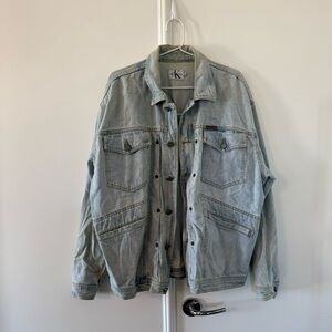 Vintage Calvin Klein Light Wash Denim Jacket